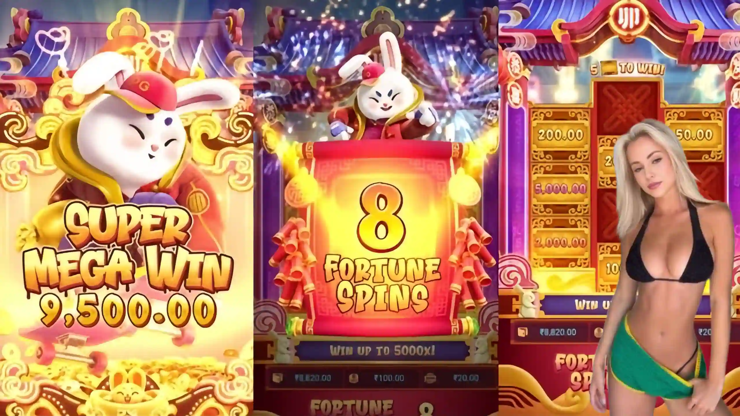 Wild Expansivo Fortune Rabbit 56pix - Coelho Dourado que Expande